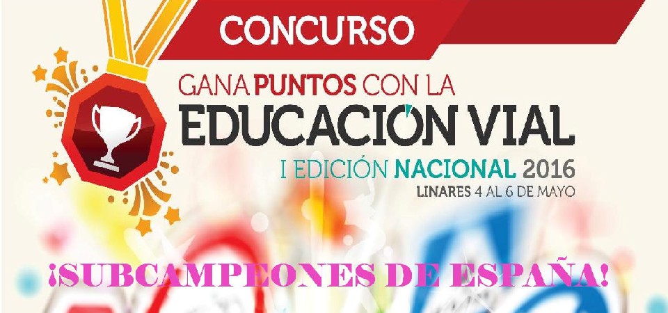 CONCURSO GANA PUNTOS CON LA EDUCACIÓN VIAL 2015-2016 1